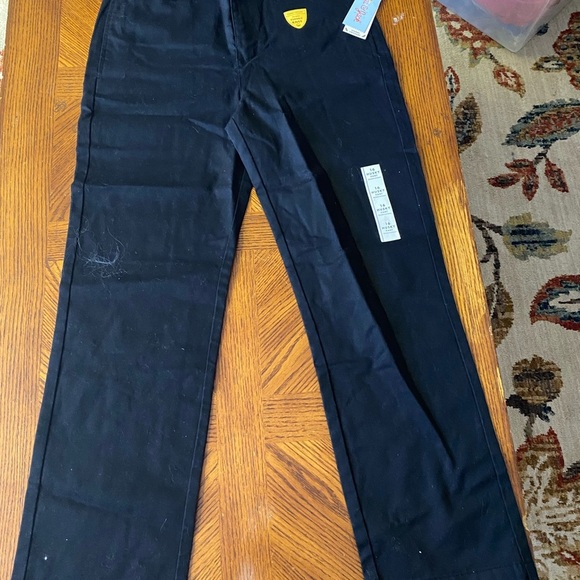 Black Trousers with Logo Patch - Picture 2 of 6